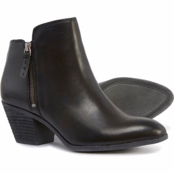 Frye Shoes - NWOT Frye Black Judith Zip Ankle Booties